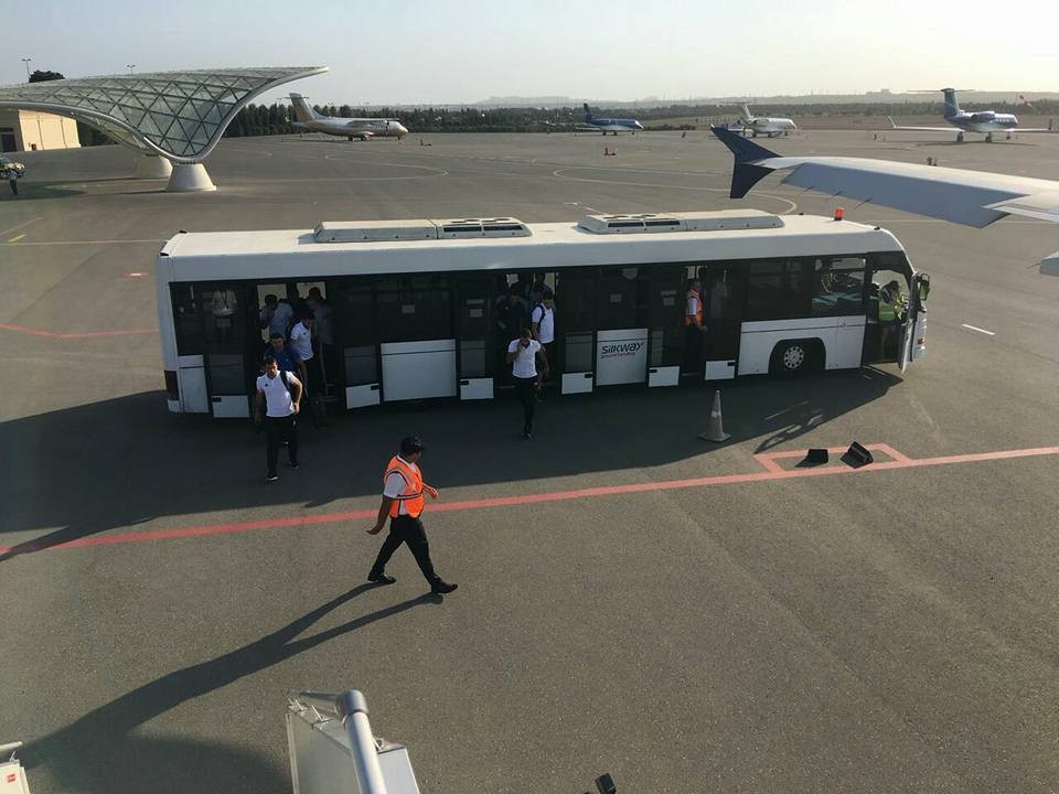 "Qarabağ" Danimarkaya getdi (Fotolar) "Qarabağ" Danimarkaya getdi (Fotolar)