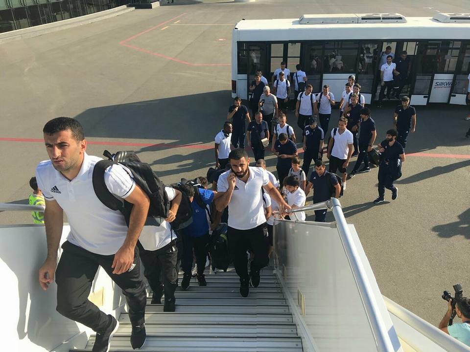 "Qarabağ" Danimarkaya getdi (Fotolar) "Qarabağ" Danimarkaya getdi (Fotolar)