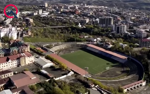 Xankəndi stadionu bir neçə gün içində belə dəyişdi - FOTO 