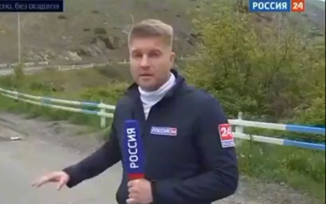 “Rossiya 24” telekanalı Qarabağdan VİDEOREPORTAJ hazırladı