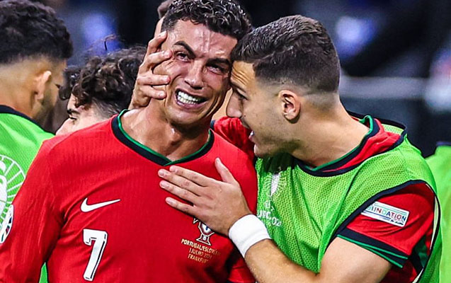 Ronaldo 105-ci dəqiqədə penaltini qaçırdı, ağladı – AVRO-2024-dən VİDEO+FOTOLAR