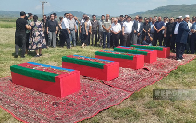 Onlar itkin düşdükləri Xocalıda dəfn edildilər - FOTOLAR