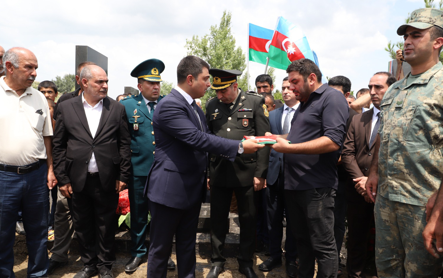 31 il sonra qalıqları tapılan şəhidimiz dəfn olundu - FOTOLAR