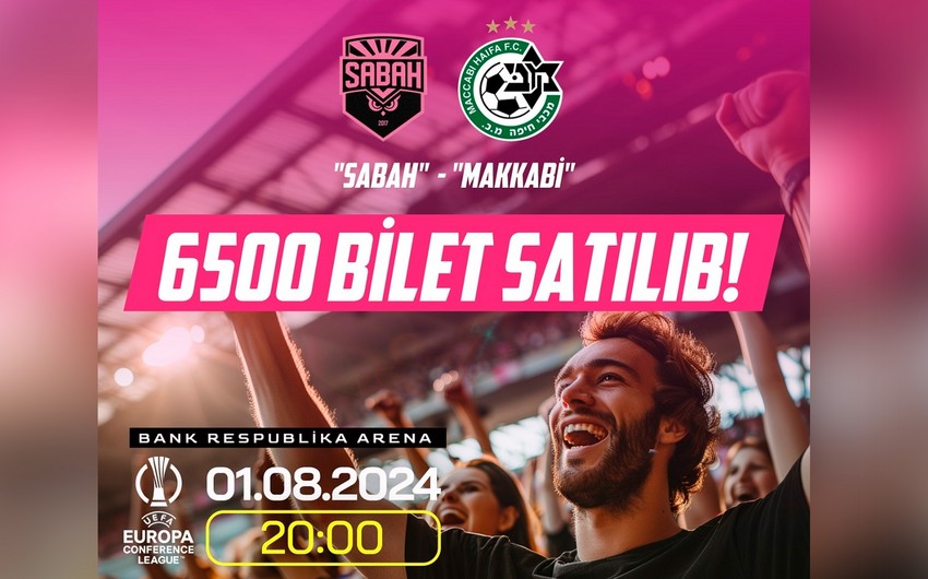 "Sabah" - "Makkabi": 6500 bilet satılıb, qalanalrı isə…