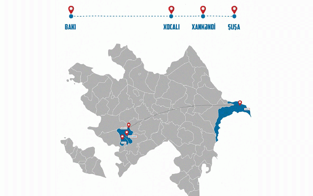 Bakı-Xocalı-Xankəndi-Şuşa müntəzəm avtobus reysi istifadəyə veriləcək