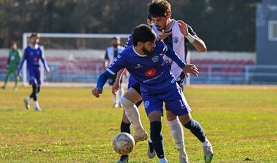 İki qonşu rayonun futbol oyununda gərgin anlar -