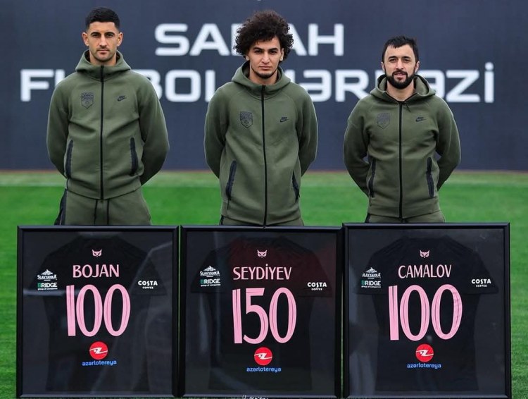 "Sabah"ın 3 futbolçusuna hədiyyə verdi – İkisi  “100”, biri “150”