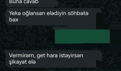 Qalmaqal yaşayan klubun prezidentindən ŞOK SÖZLƏR: "Kimə istəyirsən, şikayət elə!" -