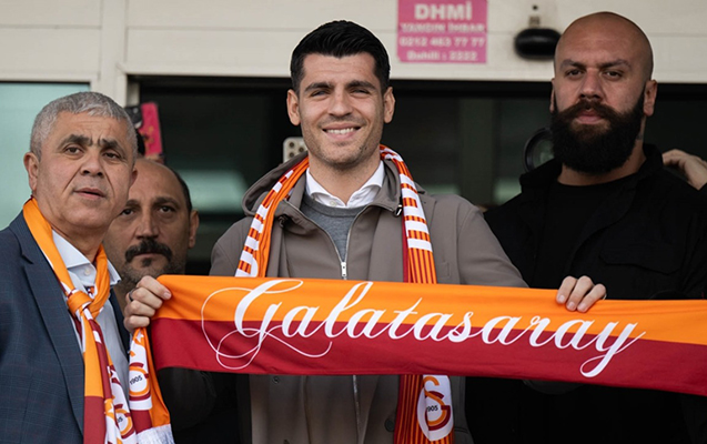 1 illik  icarə müqaviləsi imzalandı - Morata rəsmən “Qalatasaray”da