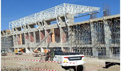 Azərbaycanda yeni tikilən möhtəşəm stadiondan ən yeni