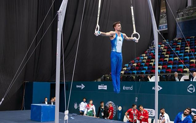 Azərbaycan gimnastı Dünya Kubokunda qızıl medal qazandı